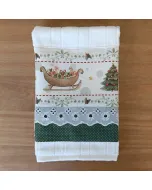 Toalha de Lavabo Coleção Natal Verde