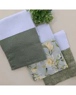 Kit 3 Panos de Prato - Inverno - 65cm x 44cm