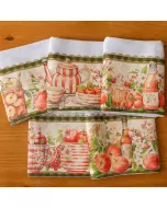 Panos de Prato Maça II - 100% Algodão