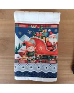 Toalha de Lavabo Coleção Natal Azul