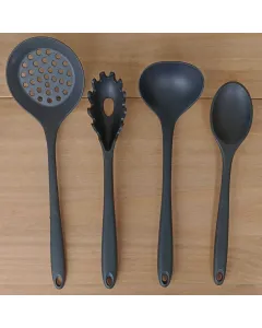 Kit de Utensílios de Silicone - 4 Peças Essenciais para Sua Cozinha!