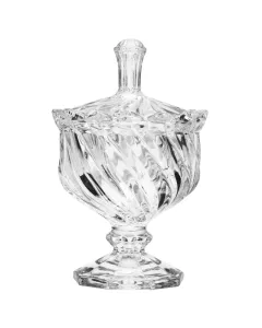 Potiche com Pé Sortido 9,5cm x 14,5cm Cristal Ecológico - Lyor 221146