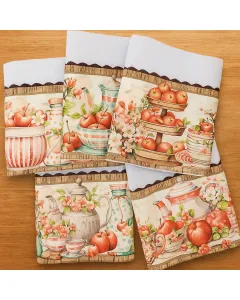 Panos de Prato Maça I - 100% Algodão