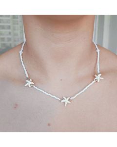 Colar Choker Feminino Mi&ccedil;angas Colorido Branco Preto Ajust&aacute;vel Tend&ecirc;ncia 2026
