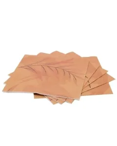 Conjunto de 20 Guardanapos de Papel Estampado Leaf 33cm x 33cm - Lyor