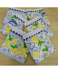 Panos de Copa Coleção Louça Portuguesa Limão