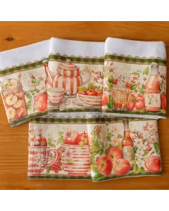 Panos de Prato Maça II - 100% Algodão